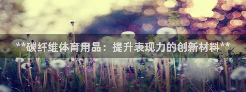 欧陆娱乐可以退钱吗安全吗：**碳纤维体育用品：提升表