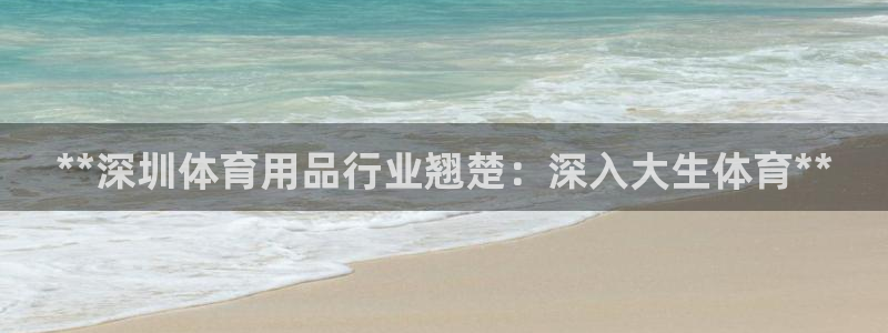 欧陆娱乐代理多少个点位啊：**深圳体育用品行业翘楚：