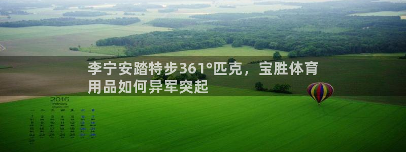 欧陆娱乐官网首页下载：李宁安踏特步361°匹克，宝胜