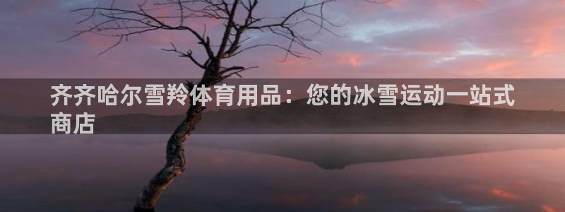 欧陆娱乐微信：齐齐哈尔雪羚体育用品：您的冰雪运动一站