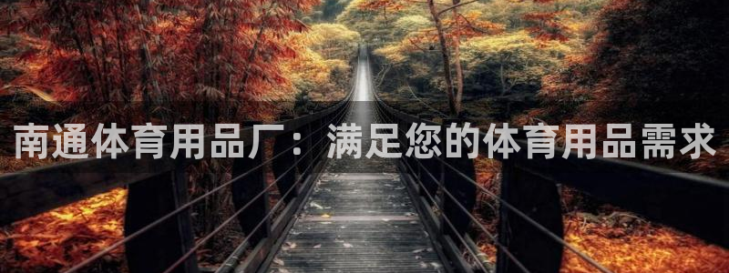 欧陆娱乐怎么样：南通体育用品厂：满足您的体育用品需求