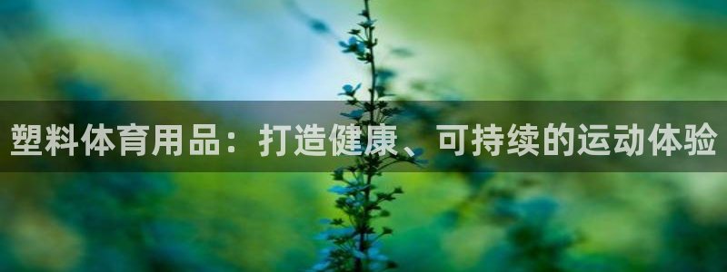 欧陆娱乐官网首页下载：塑料体育用品：打造健康、可持续