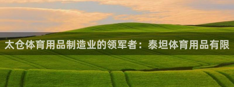 欧陆娱乐怎么注册账号登录：太仓体育用品制造业的领军者
