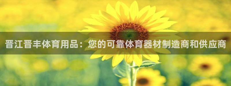 欧陆娱乐平台咋样赚钱：晋江晋丰体育用品：您的可靠体育
