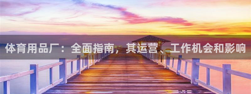 欧陆娱乐招商主管：体育用品厂：全面指南，其运营、工作