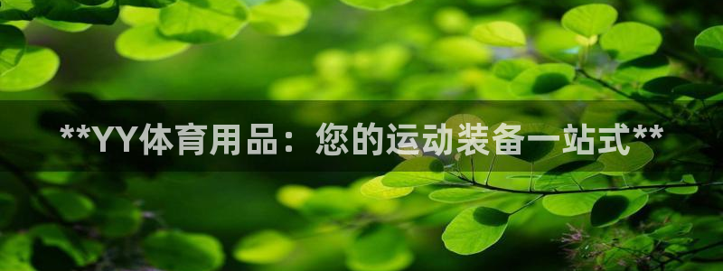 欧陆娱乐能提现嘛现在：**YY体育用品：您的运动装备