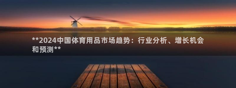 欧陆论坛：**2024中国体育用品市场趋势：行业分析