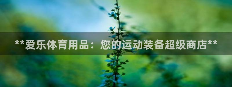 欧陆娱乐官网首页：**爱乐体育用品：您的运动装备超级