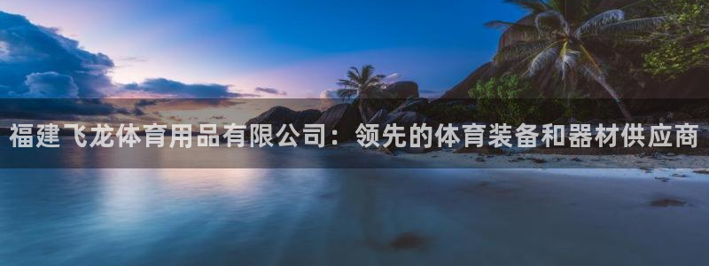 欧陆娱乐平台咋样啊赚钱：福建飞龙体育用品有限公司：领