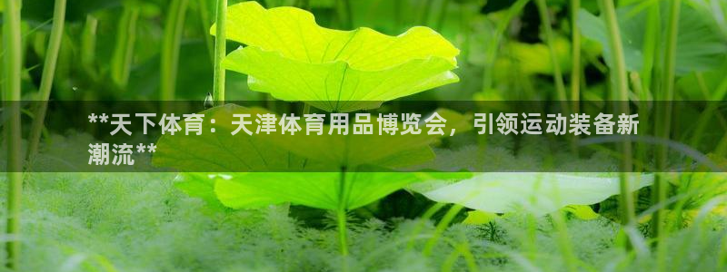 欧陆娱乐官网注册中心下载：**天下体育：天津体育用品博览会，